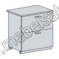 НУВЕЛЬ ШКАФ НИЖНИЙ 800 С 2 ЯЩИКАМИ (ШН2Я 800)